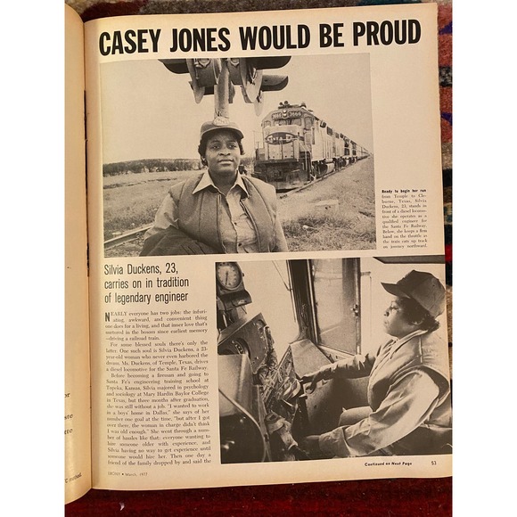 March 1977 Ebony MagazIne  with Featured Cover, “Blacks On The Carter Team. - Picture 6 of 13